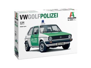 Italeri - VW Golf Polizei, 1/24, 3666 cena un informācija | Konstruktori | 220.lv