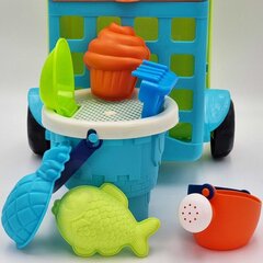 Smilšu rotaļlietu komplekts ar maisiņu Woopie, 10 gab. cena un informācija | Ūdens, smilšu un pludmales rotaļlietas | 220.lv