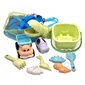Smilšu rotaļlietu komplekts Woopie, 10 gab. cena un informācija | Ūdens, smilšu un pludmales rotaļlietas | 220.lv