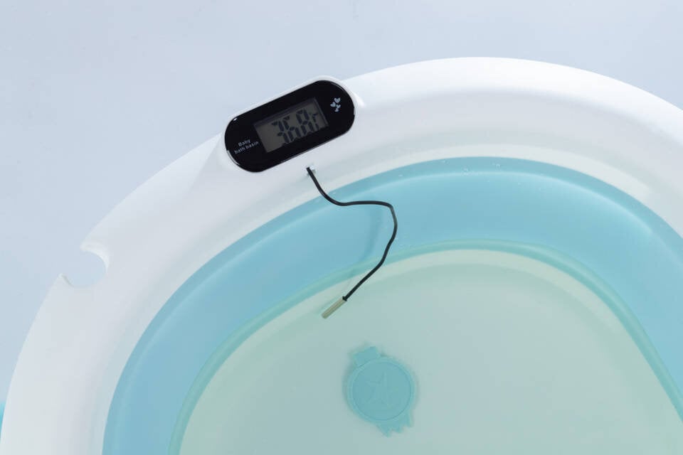Bērnu saliekamā vanna, zila cena un informācija | Mazuļa mazgāšana | 220.lv