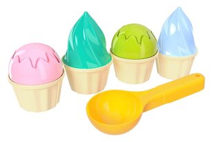 Smilšu saldējuma veidņu komplekts cena un informācija | Ūdens, smilšu un pludmales rotaļlietas | 220.lv