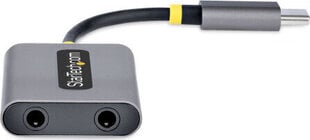 USB-C-адаптер Startech USBC-AUDIO-SPLITTER цена и информация | Адаптеры и USB разветвители | 220.lv