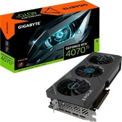 Gigabyte GeForce RTX 4070 Ti Eagle 12G (GV-N407TEAGLE-12GD) цена и информация | Видеокарты (GPU) | 220.lv