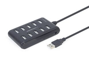 Adapteris Gembird UHB-U2P10P-01, USB 2.0 цена и информация | Адаптеры и USB разветвители | 220.lv