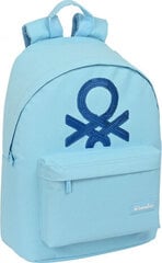 Benetton Portatīvā datora mugursoma, 31 x 41 x 16 cm, zils цена и информация | Рюкзаки, сумки, чехлы для компьютеров | 220.lv