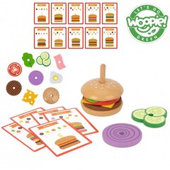 Koka spēle "Burger", Woopie cena un informācija | Attīstošās rotaļlietas | 220.lv