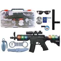 Набор полицейский с пистолетом, 9 шт. цена и информация | Конструктор автомобилей игрушки для мальчиков | 220.lv