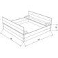 AXi Daudzfunkcionāla koka smilšu kaste ar soliem cena un informācija | Smilšu kastes, smiltis | 220.lv