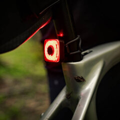 Velosipēda aizmugurējais lukturis Rock Machine R.Light 50 USB Black/Grey цена и информация | Велосипедные фонари, отражатели | 220.lv