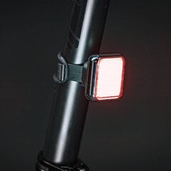 Velosipēda aizmugurējais lukturis Rock Machine R.Light 70 USB Black/Grey cena un informācija | Velo lukturi un atstarotāji | 220.lv