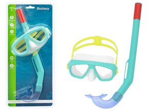 Bestway Bērnu snorkelēšanas maska ar caurulīti , zila cena un informācija | Niršanas maskas | 220.lv