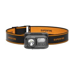 Headlamp Superfire HL23, 220lm, USB-C цена и информация | Фонари и прожекторы | 220.lv