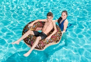 Кольцо BESTWAY для плавания «Пончик», 107 см, коричневый цена и информация | Надувные и пляжные товары | 220.lv