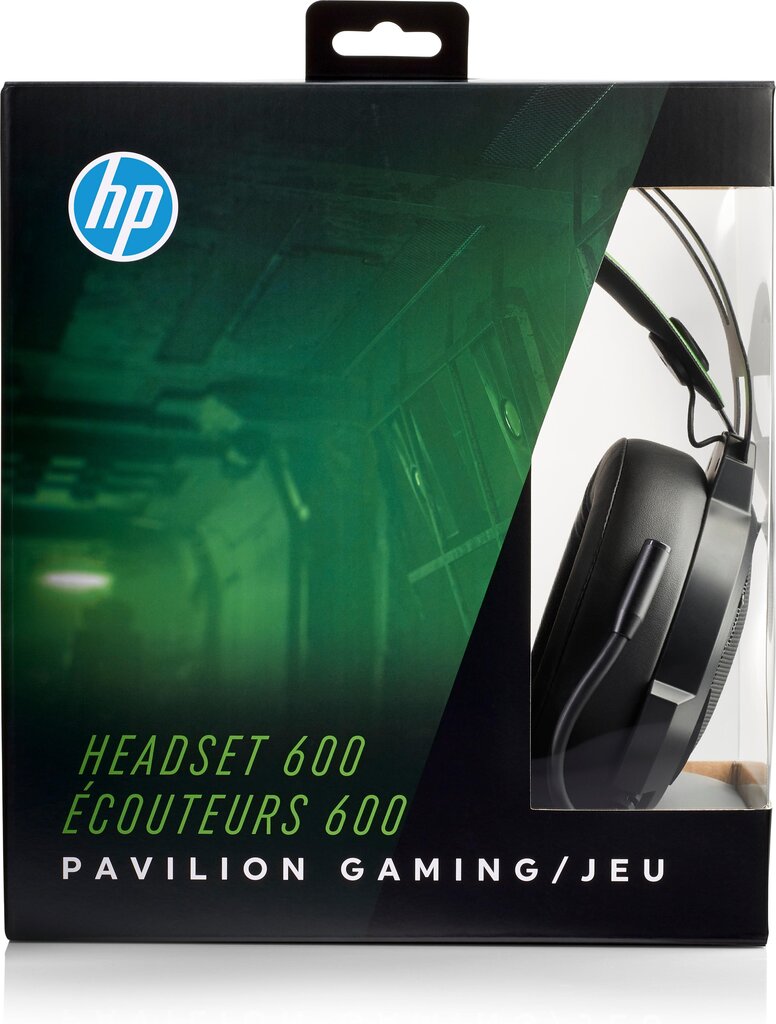 Austiņas ar vadu HP Pavilion Gaming 600, melns цена и информация | Austiņas | 220.lv