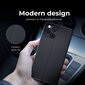 Maciņš LUNA Carbon - iPhone 7 / 8 / SE 2020 / SE 2022 , melns цена и информация | Telefonu vāciņi, maciņi | 220.lv