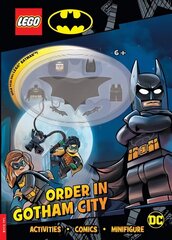 LEGO (R) Batman (TM): Order in Gotham City (with LEGO (R) Batman (TM) minifigure) цена и информация | Книги для самых маленьких | 220.lv