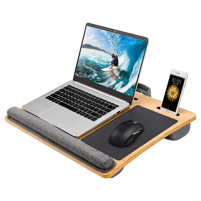 Portatīvo datoru galds, Soft Bamboo cena un informācija | Datorgaldi, rakstāmgaldi, biroja galdi | 220.lv