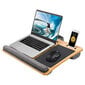 Portatīvo datoru galds, Soft Bamboo цена и информация | Datorgaldi, rakstāmgaldi, biroja galdi | 220.lv