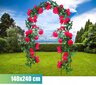 Ziedu arka - metāla dārza lapene цена и информация | Ziedu statīvi, puķu podu turētāji | 220.lv