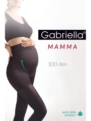 Zeķubikses grūtniecēm GABRIELLA 100 den, Melns цена и информация | Kолготки | 220.lv