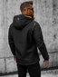 Vīriešu SoftShell jaka melna ar oranžām detaļām Apvalks JS/HH025/1AZ-50428-XXL cena un informācija | Vīriešu virsjakas | 220.lv