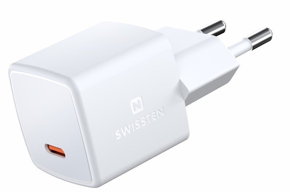 Swissten GaN Mini Tīkla Lādētājs USB-C 33W PD cena un informācija | Lādētāji un adapteri | 220.lv