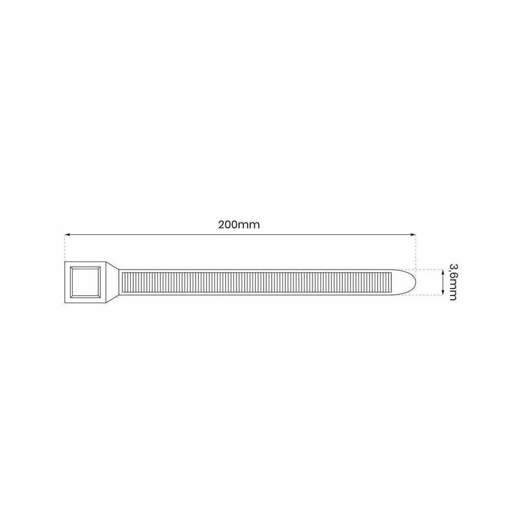 Kabeļu stiprinājuma siksniņas Eko-Light цена и информация | Stiprinājumi | 220.lv