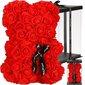 Lācītis no rozēm kastītē, 25x17x16 cm цена и информация | Citas oriģinālas dāvanas | 220.lv