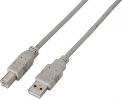 Aisens A101-0002, USB-A/USB-B, 1.8 m cena un informācija | Kabeļi un vadi | 220.lv