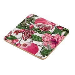 Hibiscus paplātes komplekts, 4 gab., 10x10 cm cena un informācija | Virtuves piederumi | 220.lv