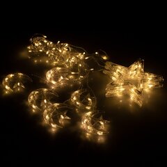 Spuldžu aizkars Zvaigznes CL4013 cena un informācija | Ziemassvētku lampiņas, LED virtenes | 220.lv