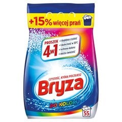 Bryza 4in1 veļas pulvera krāsa 3.575kg / 55 mazgāšanas reizes cena un informācija | Veļas mazgāšanas līdzekļi | 220.lv