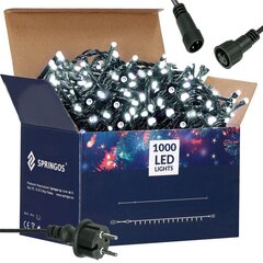 Virtene 1000 LED cena un informācija | Ziemassvētku lampiņas, LED virtenes | 220.lv