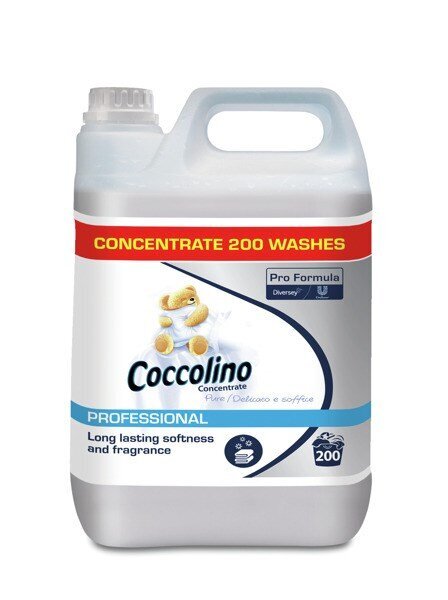 Coccolino profesionālais tīrais veļas mīkstinātāja koncentrāts 5l cena un informācija | Veļas mazgāšanas līdzekļi | 220.lv