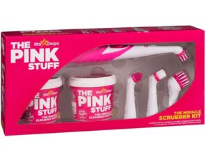 The Pink StuffMiracle Scrubber Kit - tīrīšanas komplekts cena un informācija | Tīrīšanas līdzekļi | 220.lv