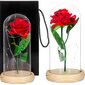 Roze ar LED vītni HA5155 cena un informācija | Stabilizētās rozes, augi | 220.lv