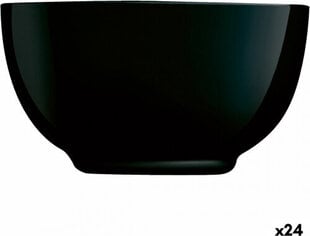 чаша Luminarc Diwali Чёрный Cтекло (14,5 cm) (24 штук) цена и информация | Посуда, тарелки, обеденные сервизы | 220.lv