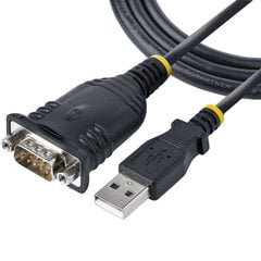 Startech USB porta kabelis 1P3FP-USB-SERIAL, 1 m cena un informācija | Kabeļi un vadi | 220.lv