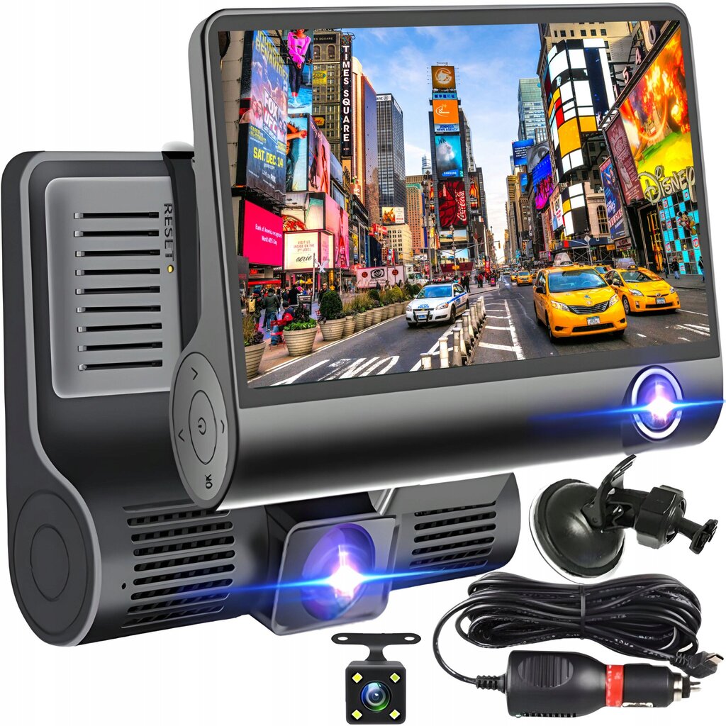 Atpakaļskata kamera un video ierakstītājs Full HD cena un informācija | Auto video reģistratori | 220.lv