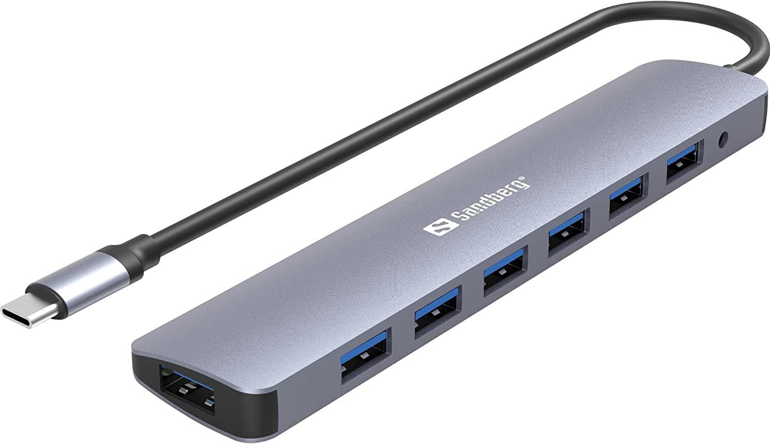 Adapteri Sandberg USB-C, 7 x USB 3.0 цена и информация | Adapteri un USB centrmezgli | 220.lv