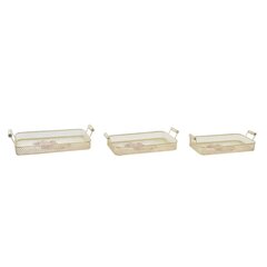 Dkd Home Decor paliktņu komplekts, 40 x 21 x 8 cm, 3 gab. цена и информация | Посуда, тарелки, обеденные сервизы | 220.lv