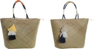 Пляжная сумка DKD Home Decor 49 x 18 x 37 cm Натуральный Оранжевый Тёмно Синий (2 штук) цена и информация | Женские сумки | 220.lv