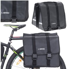 L-BRNO velosipēda bagāžnieka soma no divām pusēm cena un informācija | Citi velo piederumi un aksesuāri | 220.lv
