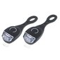LED velosipēda lukturi L-BRNO, priekšējie un aizmugurējie, 2 gab. cena un informācija | Velo lukturi un atstarotāji | 220.lv