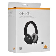 Behringer BH470U — студийные наушники с микрофоном и подключением по USB цена и информация | Наушники | 220.lv