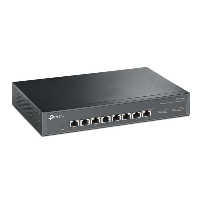 Komutators TP-LINK 8-Port 10G Switch TL-SX1008 Unmanaged цена и информация | Komutatori (Switch) | 220.lv