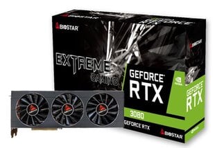 Biostar Nvidia GeForce RTX 3080 10 GB GDDR6 cena un informācija | Videokartes (GPU) | 220.lv