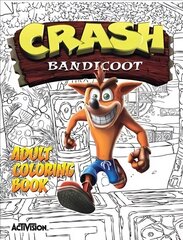 Crash Bandicoot Adult Coloring Book цена и информация | Книги о питании и здоровом образе жизни | 220.lv