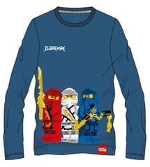 Детская футболка с длинным рукавом Lego Ninjago цена и информация | Рубашки для мальчиков | 220.lv