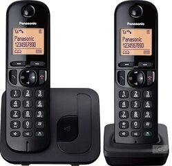 Panasonic KX-TGC212, melns cena un informācija | Panasonic Mobilie telefoni, planšetdatori, Foto | 220.lv